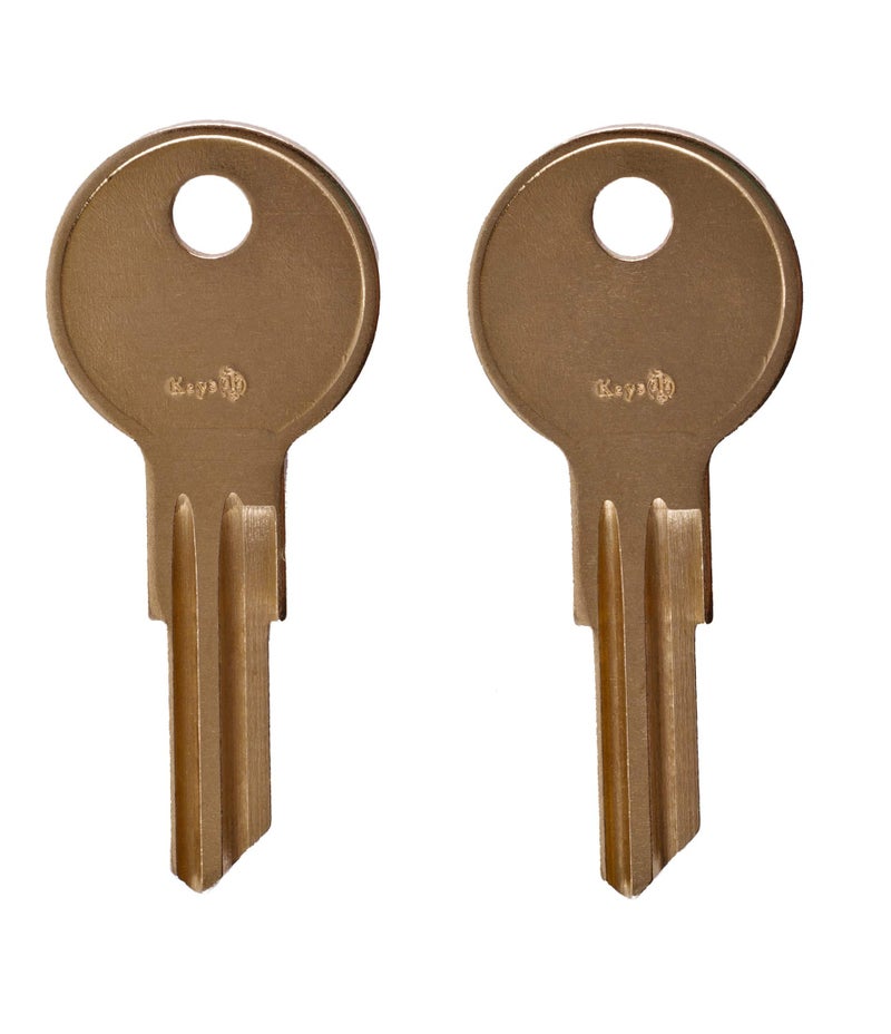 Keys22 CH502 Pair of 2 Replacement Keys for Locks with CH502 Code Cut to Code by keys22 (ch502) - Image 1